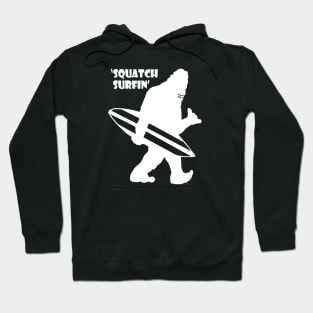 Surfin Sasquatch (white design) Hoodie